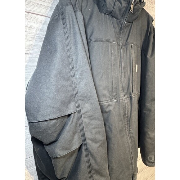 Carhartt Cryder Full Swing Canvas Jacket Hooded Grey Men’s 3 XL - Picture 8 of 16
